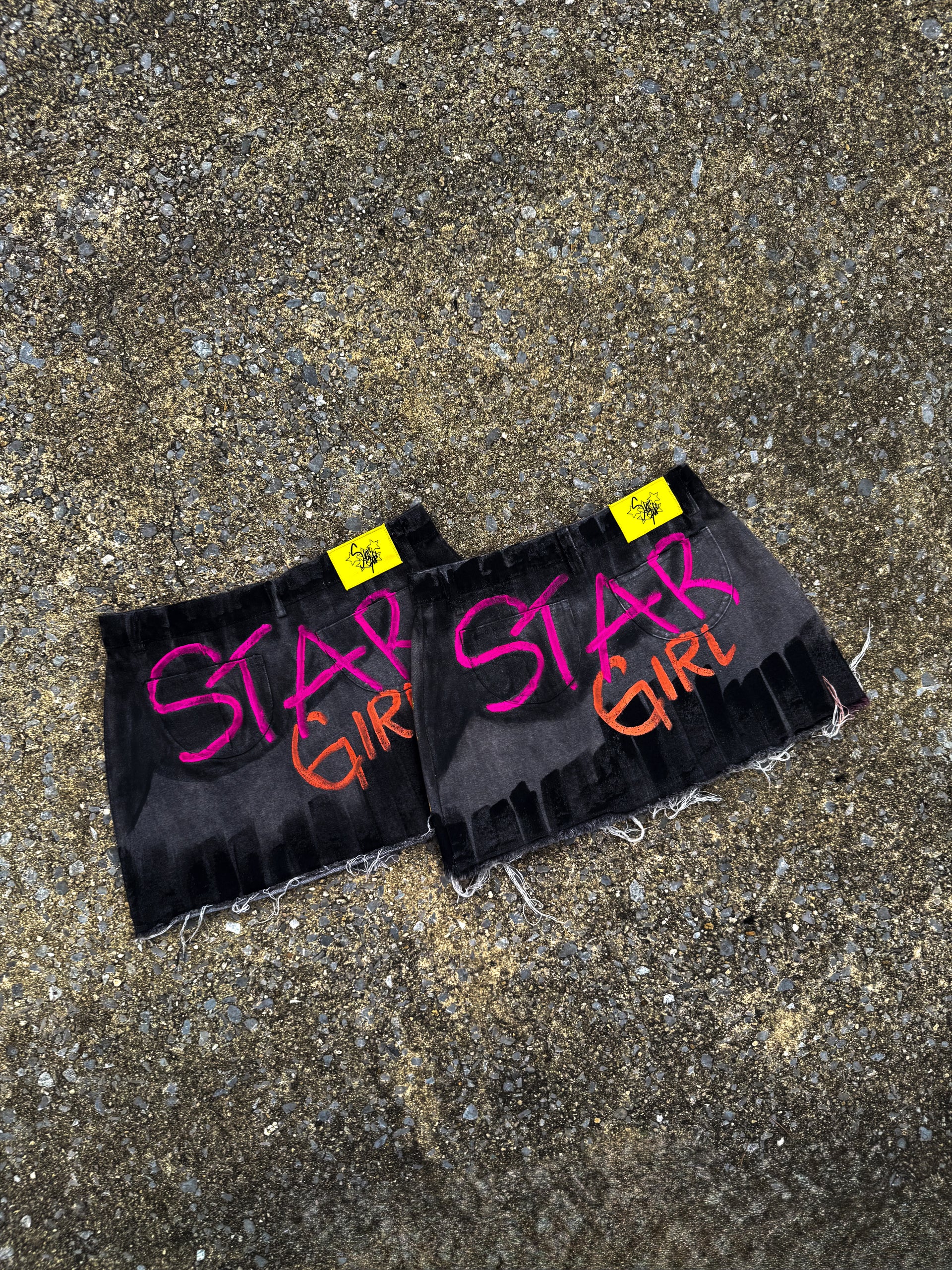 Dark wash 'Stargirl' mini skirt