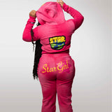 Pink Star Girl Tracksuit Set