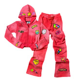 Red Star Girl Tracksuit Set